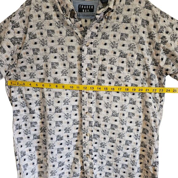 Trader Bay Floral Hawaiian Shirt Button Down Men’s Large Tall Island Shirt - Picture 6 of 10